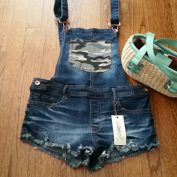 Sunrise 51 Pants - Sunrise 51 Jean Short Overalls